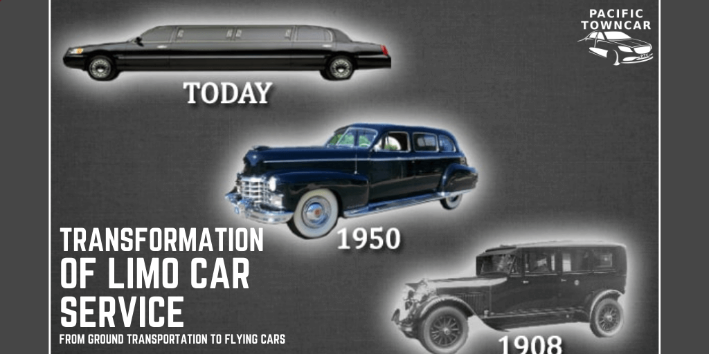 Transformation of limo car service from ground transportation to flying cars