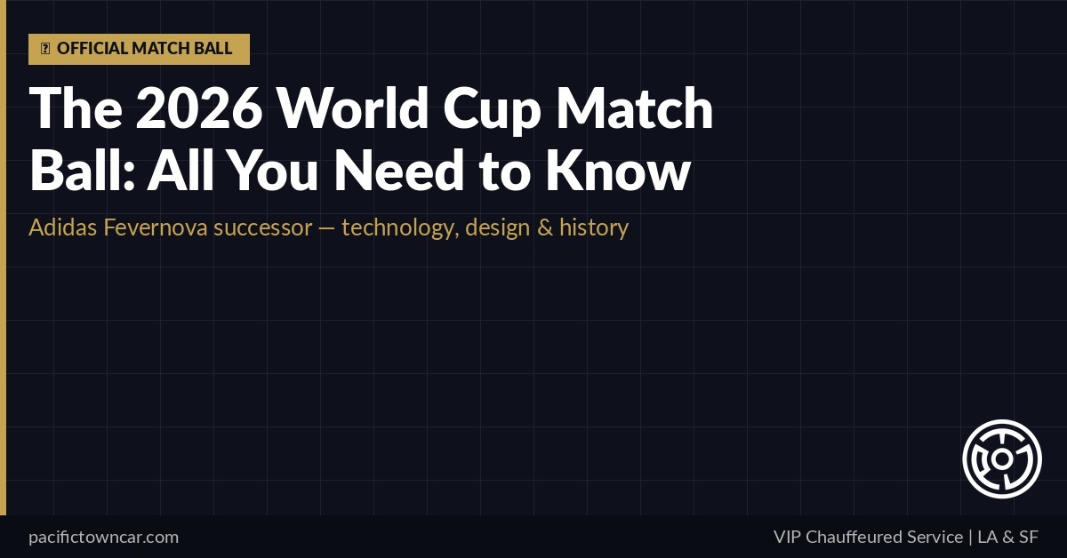 FIFA World Cup 2026 official match ball Adidas
