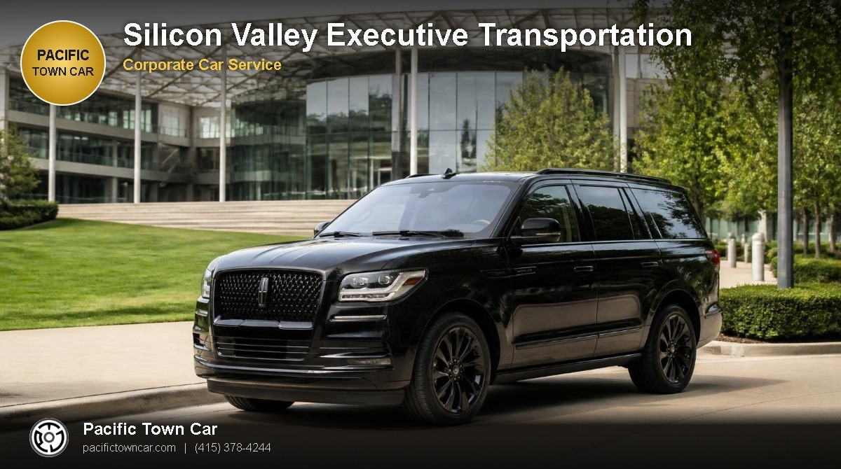 Black Mercedes S-Class for Silicon Valley executive transportation - Pacific Town Car